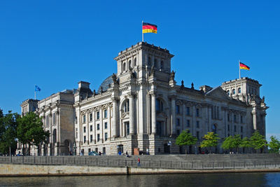 Reichstagsgebäude von außen