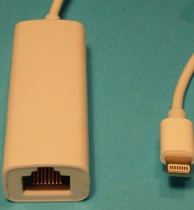 Lightning-auf-Ethernet-Adapter